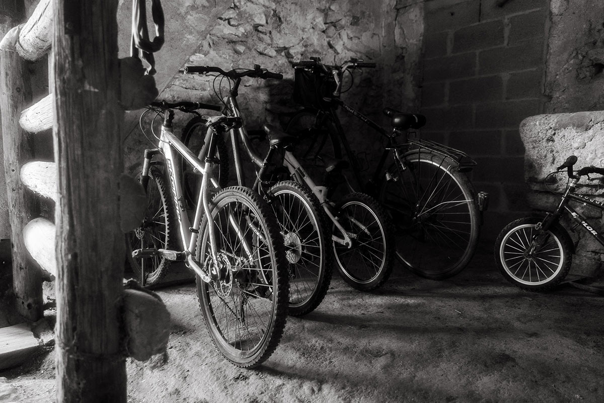 Accueil vélo pour les gîtes Le local à vélo des gîtes, qui est labélisé Accueil Vélo