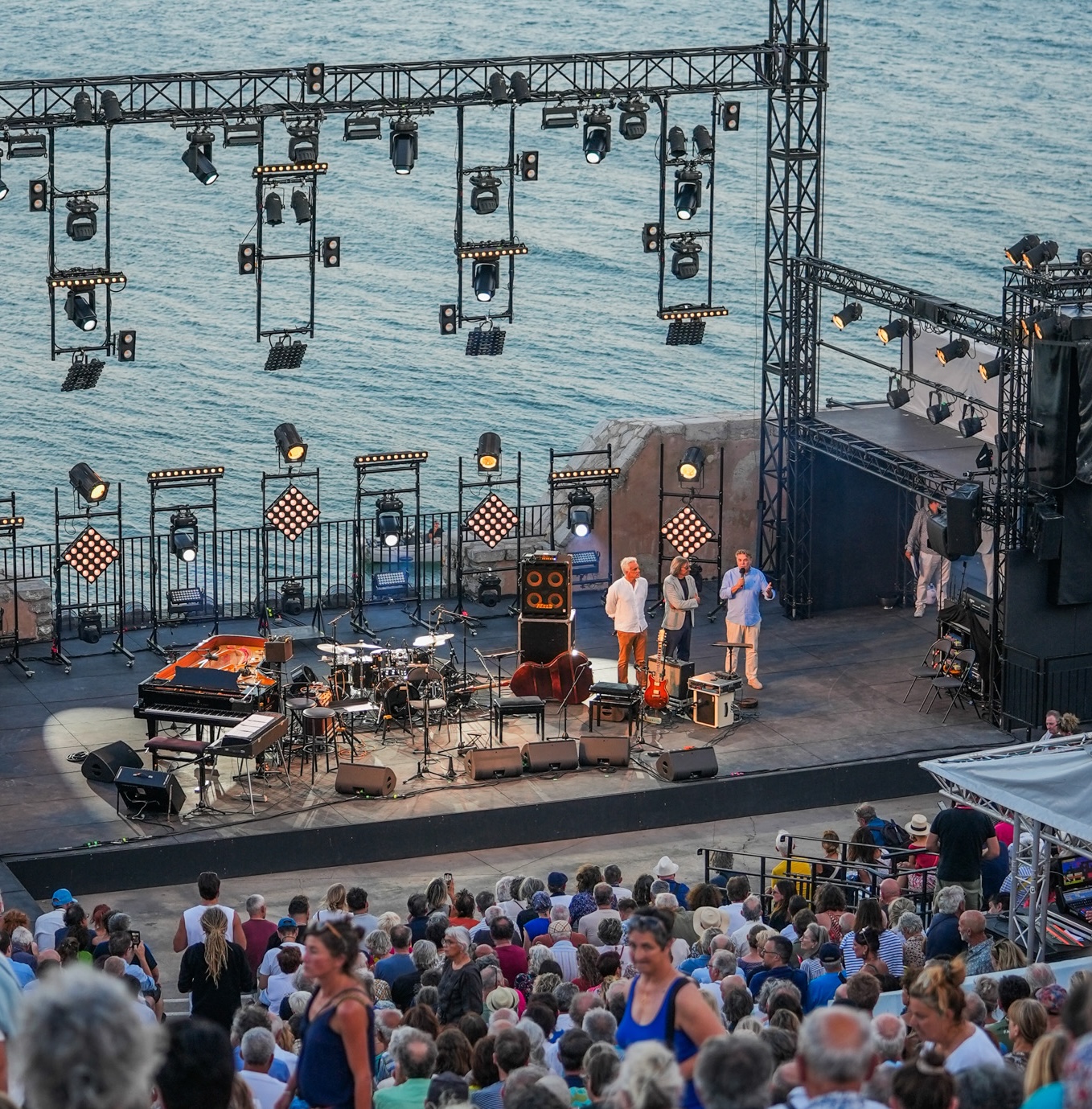 Concert au Théatre de la mer à Sète en Occitanie